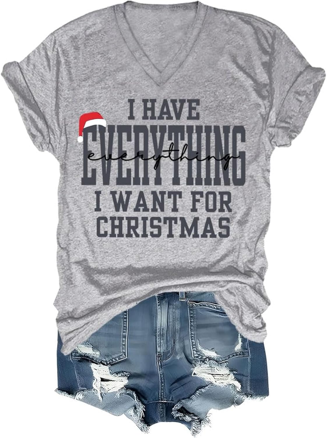 I Have Everything I Want for Christmas Shirt, It's Me I'm Everything Shirt, Couples Christmas Shirts Women Man