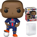 POP! Sports Soccer Paris Saint Germain's, Kylian Mbappe #21 Action Figure (Bundled with Pop Box Protector to Protect Display Box)