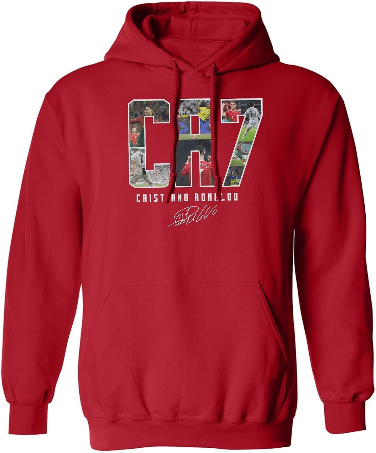Collage Ronaldo Tribute - Soccer GOAT Unisex Hooded Unisex