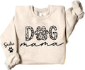 Personalized Dog Mom Sweatshirt, Dog Lover Gift, Dog Sweatshirt, Dog Mom Gift, Dog Mom Hoodie, Gift for Her