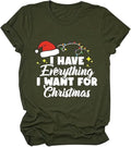 Couples Christmas Shirts His and Hers Matching Christmas T Shirts Letter Graphic Tees Xmas Holiday Tops