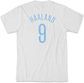 Manchester City FC Erling Haaland Premium Cotton - White Unisex