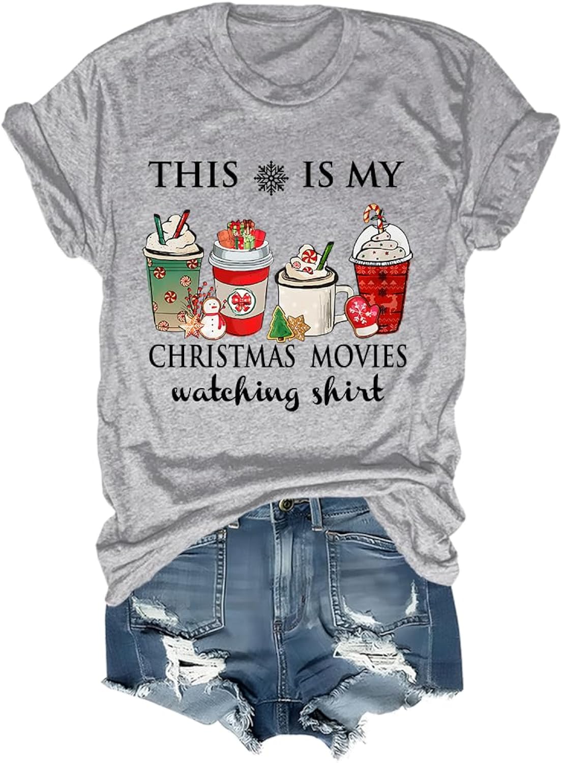 This is My Christmas Movie Watching Shirt V Neck Christmas Movie Shirts Unisex