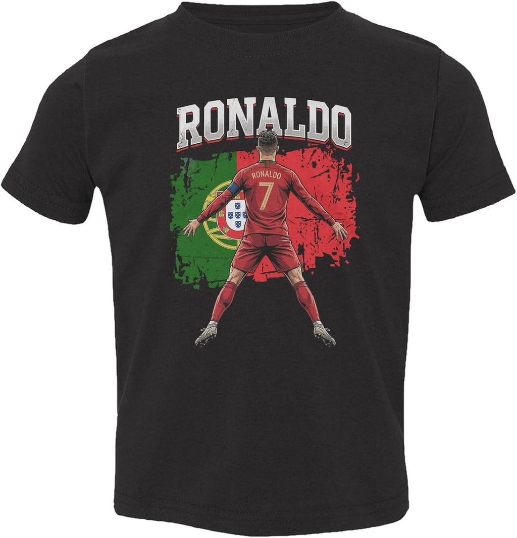 Ronaldo Inspired Graphic Portugal Fans Soccer Pride Toddler Unisex