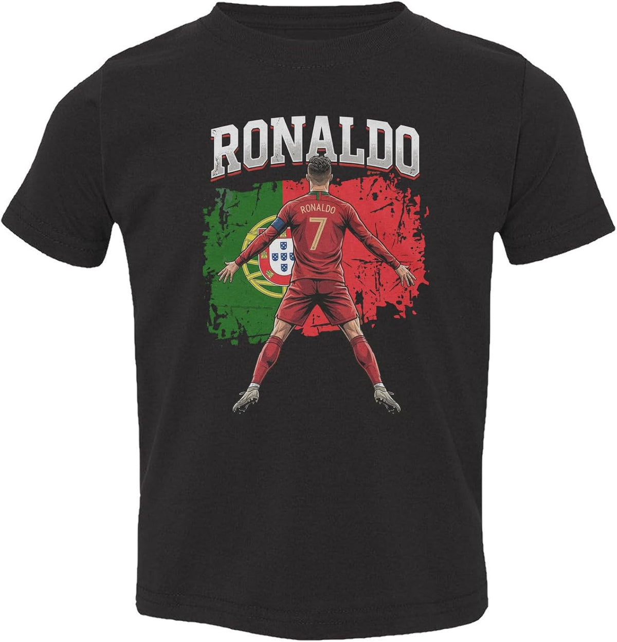 Ronaldo Inspired Graphic Portugal Fans Soccer Pride Toddler Unisex
