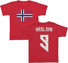 Norway Pride Haaland 9 Two-Sided Jersey Style Toddler Unisex