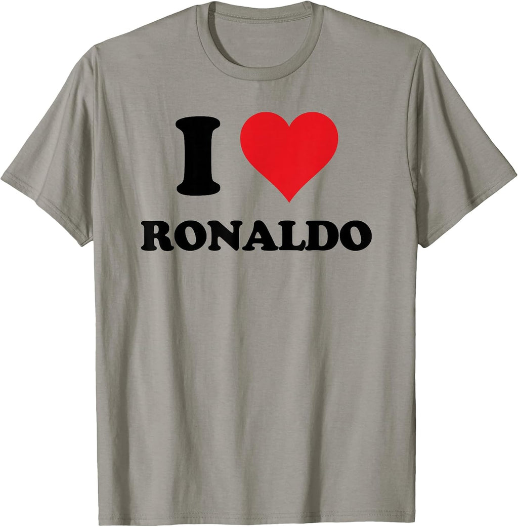 I Heart Ronaldo First Name I Love Personalized Stuff Unisex