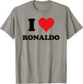 I Heart Ronaldo First Name I Love Personalized Stuff Unisex