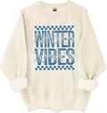 Winter Vibes Sweatshirt Winter Vibes Shirts For Women Man Tis the Season Christmas Shirt