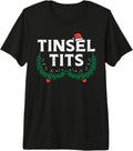 Tinsel Christmas Funny Xmas Matching Couple Women Wife Hers Premium Tri-Blend T-Shirt
