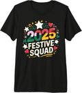 Celebration 2025 Festive New Year Eve Squad Family Matching Premium Tri-blend T-Shirt