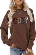 Cozy Sweatshirt, Get Cozy Vibes Season Sweater Women Crewneck Pullover Tops Funny Winter Christmas Jumper Shirt Gift