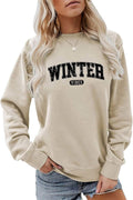 Winter Vibes Sweatshirt, Women Cozy Season Sweater Funny Merry Christmas Shirt Crewneck Festive Holiday Pullover Tops