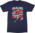 Haaland Inspired Graphic Norway Fans Soccer Pride Unisex Unisex