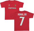 Portugal Ronaldo 7 Inspired Soccer Jersey Style Toddler Unisex