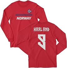 Norway Soccer Fans Haaland 9 Jersey Style Long Sleeve Unisex