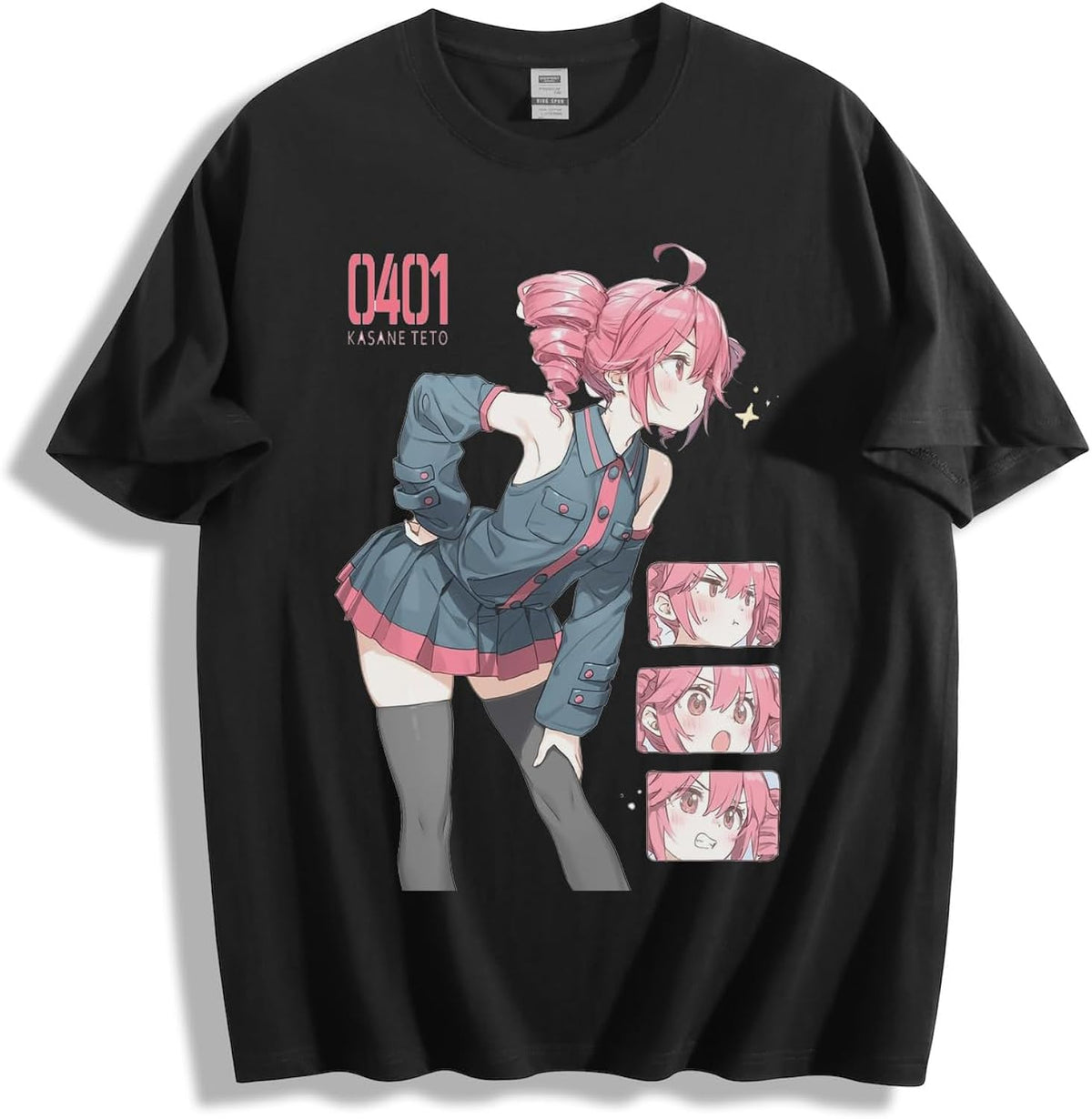 Offical Kasane Teto Anime Synthetic Voice Idol Tee Unisex