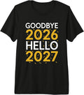 Goodbye 2026 Hello 2027 Tee New Year 2027 Premium Tri-Blend T-Shirt
