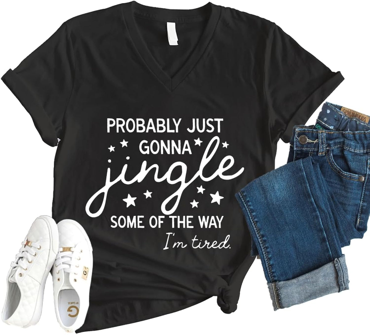 Probably Just Gonna Jingle Tired Shirt Probably Just Gonna Jingle Some of The Way I'm Tired Shirt