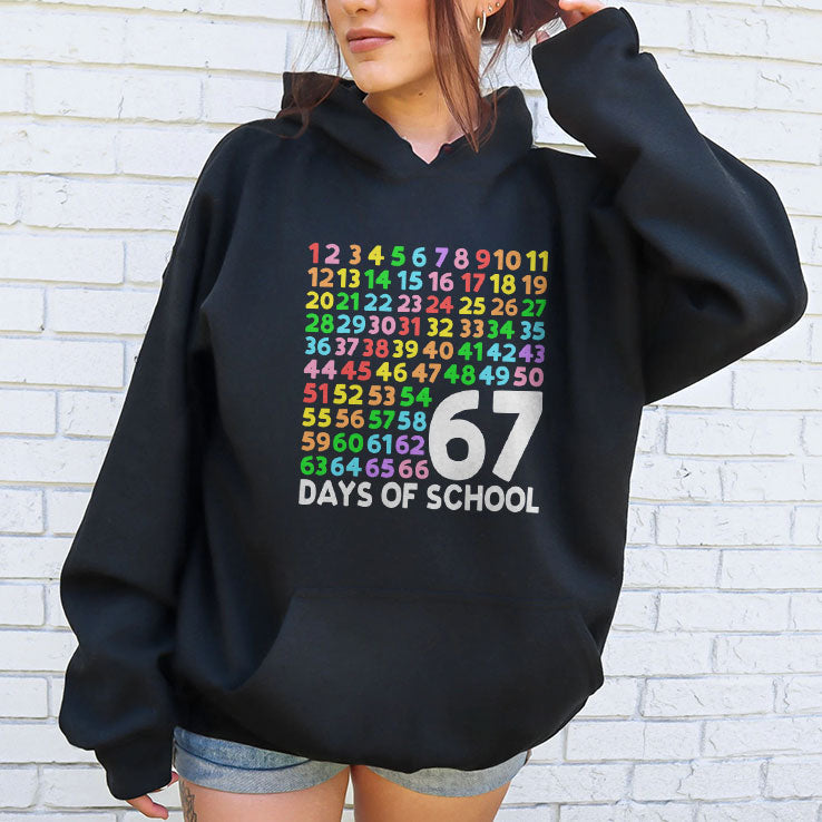67 Days Of School Six Seven Meme T Shirt Unisex