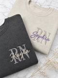 Custom Embroidered Nurse Sweatshirt, Personalized Gift, Embroidery Sweater, Nursing School Gift, Nurse graduatoin