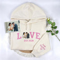 Custom Embroidered Couple Sweatshirt, Personalized Portrait From Photo, Wedding Gift for Bride Groom, Anniversary Gift