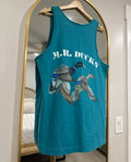 Fruit of the Loom M Teal M.R. Ducks Vintage 90s Double-Sided Tank Top 1993