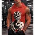Anime Sleeveless Hooded