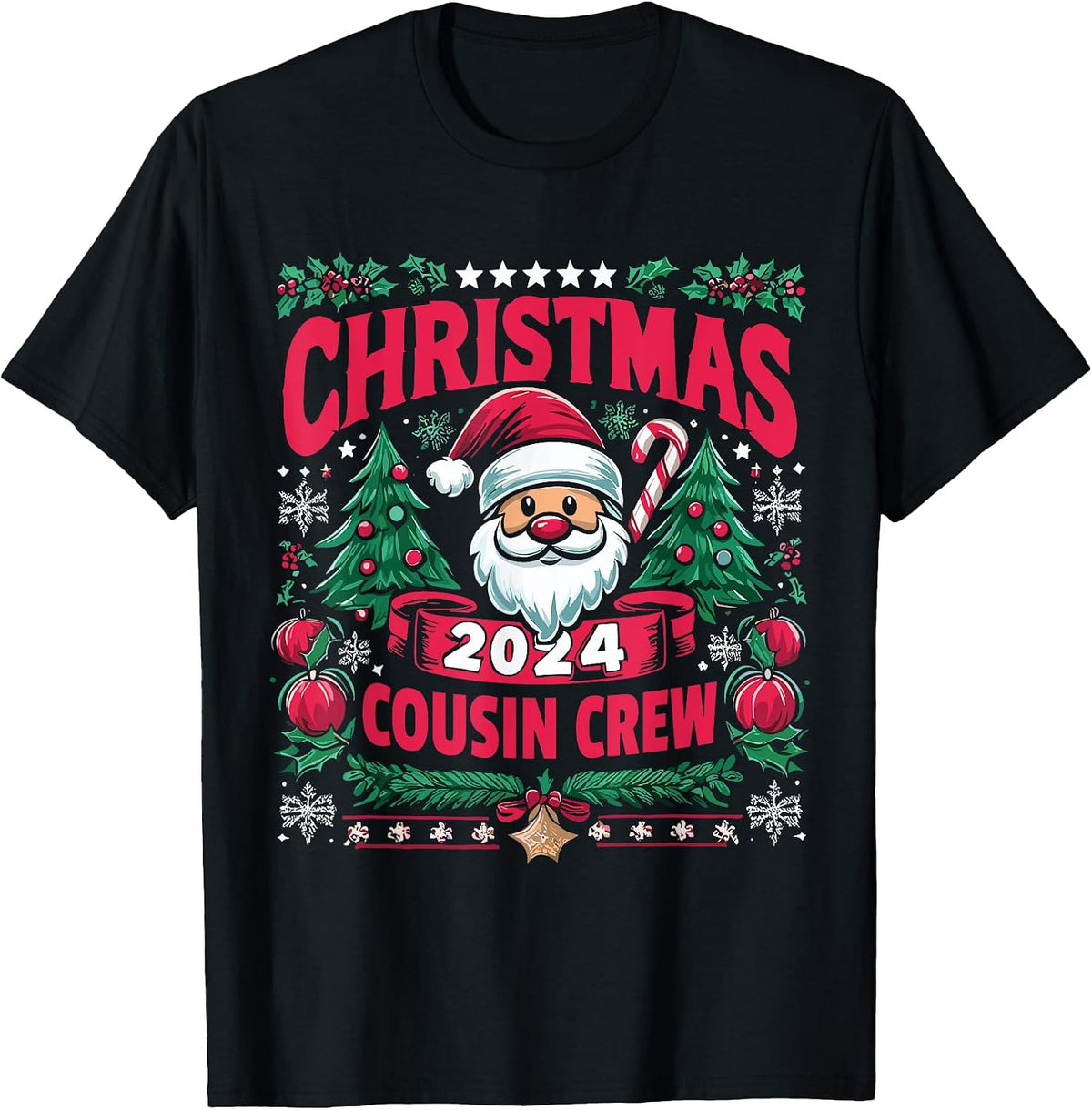 Funny Cousin Christmas Pajamas Tshirt