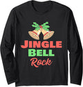Jingle Bell Rock Graphic for a Christmas Vibe Long Sleeve T-Shirt