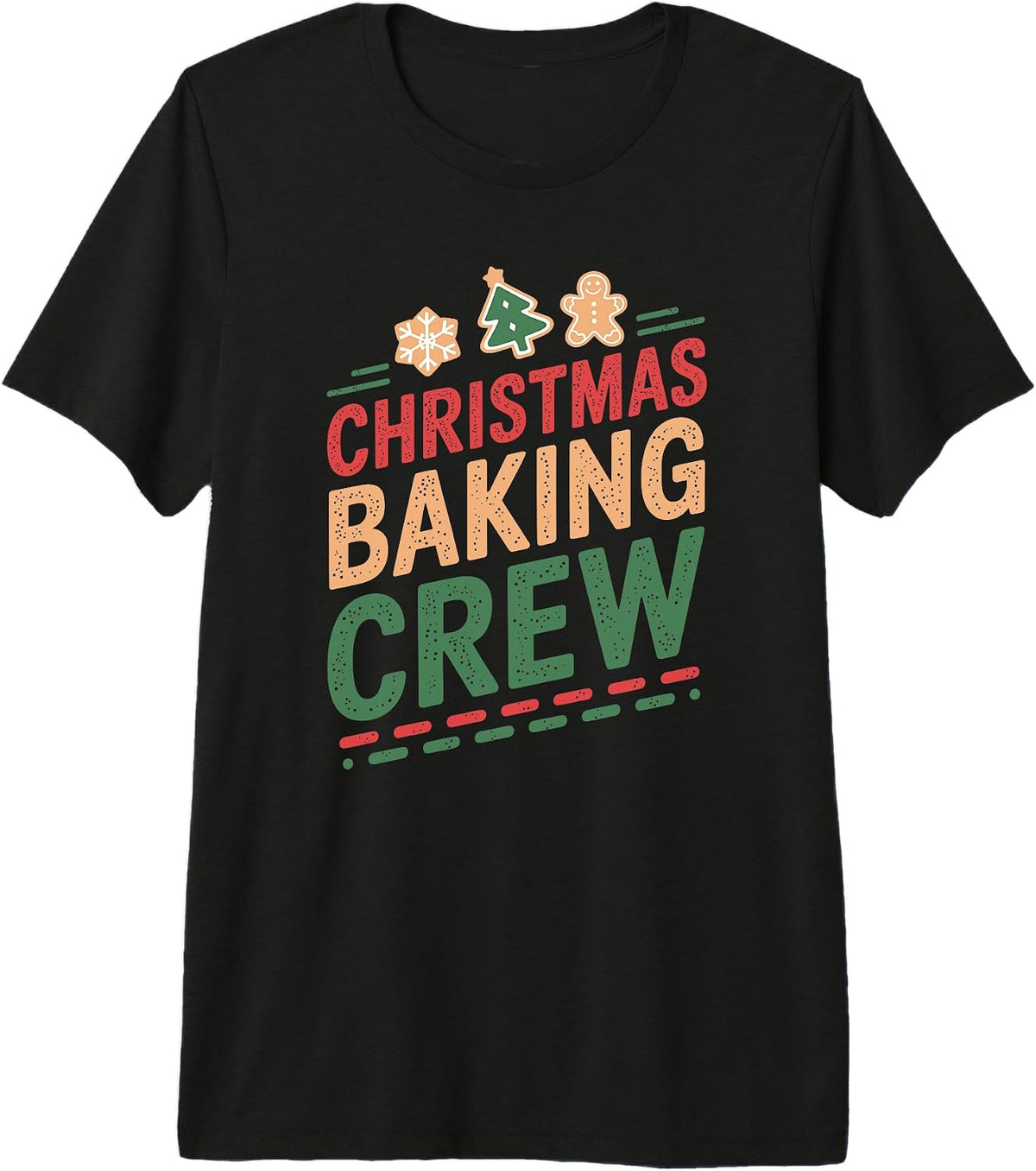 Christmas Baking Crew Cookie Crew Family Christmas Premium Tri-Blend T-Shirt