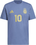Argentina Home Messi #10 Men's Graphic Tee 26 - Blue Unisex