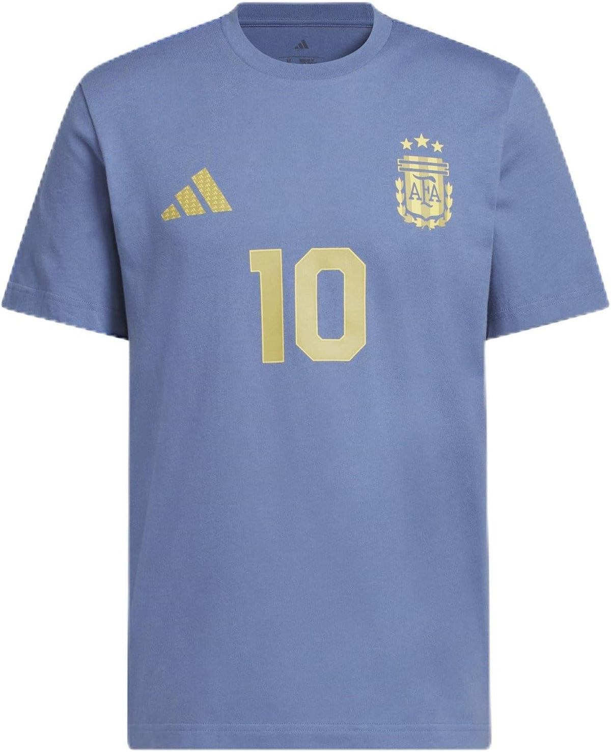 Argentina Home Messi #10 Men's Graphic Tee 26 - Blue Unisex