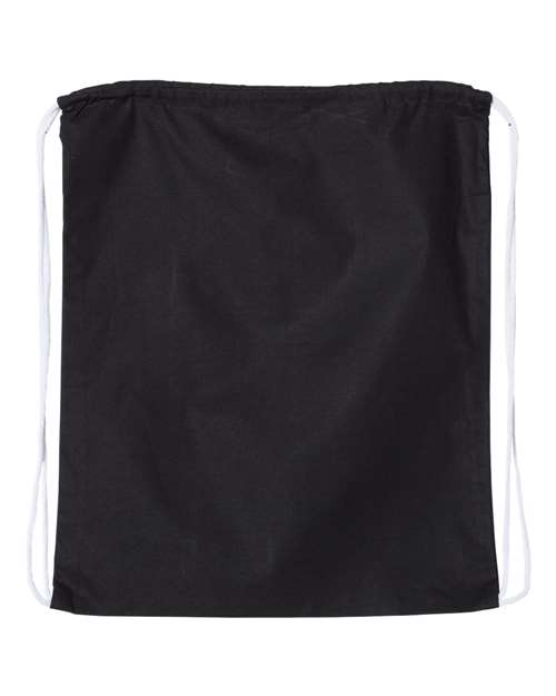 Q-Tees Large Economical Cotton Drawstring Bag