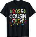 Cousin Crew 2025 Christmas Family Adult Kids Holiday Xmas T-Shirt