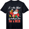 Mens The Most Wonderful Time Santa Funny Christmas Xmas Dad Men Performance T-Shirt