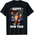 Funny Happy New Year 2026 Bigfoot Lovers New Years Eve Party T-Shirt