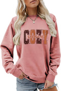 Cozy Season Sweatshirt, Vintage Autumn Graphic Shirt Funny Sweater Womens Casual Crewneck Fall Winter Pullover Tops