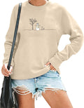 Christmas Sweatshirts for Women Cute Christmas Tree Graphic Long Sleeve Shirt Xmas Holiday Party Pullover Blouse