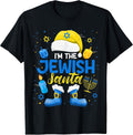 Funny I'm The Jewish Santa Menorah Christmas Happy Hanukkah T-Shirt