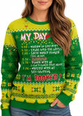 My Day I'm Booked Christmas Sweaters For Women - Bye Buddy Ugly Christmas Sweater Women