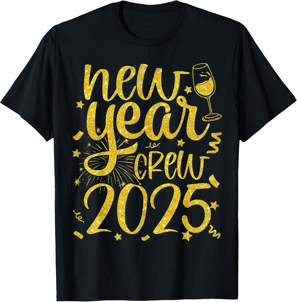 Happy New Year 2025 New Years Eve Party Family Matching 2025 T-Shirt