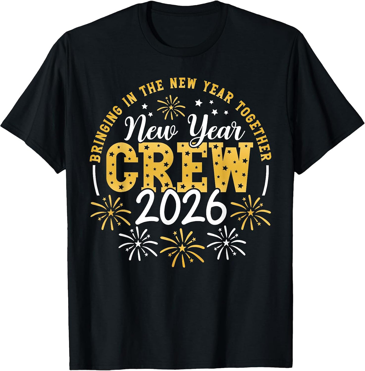 New Year Crew 2026 New Year's Eve Party Countdown Family T-Shirt