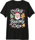 Cookie Baking Crew for Festive Bakers Christmas Spirit Premium Tri-Blend T-Shirt