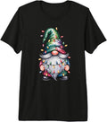 Cute Gnome Merry Christmas Light Family Gnome Xmas Matching Premium Tri-Blend T-Shirt