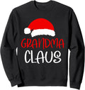 Christmas Grandma Claus Matching Family Christmas Sweatshirt