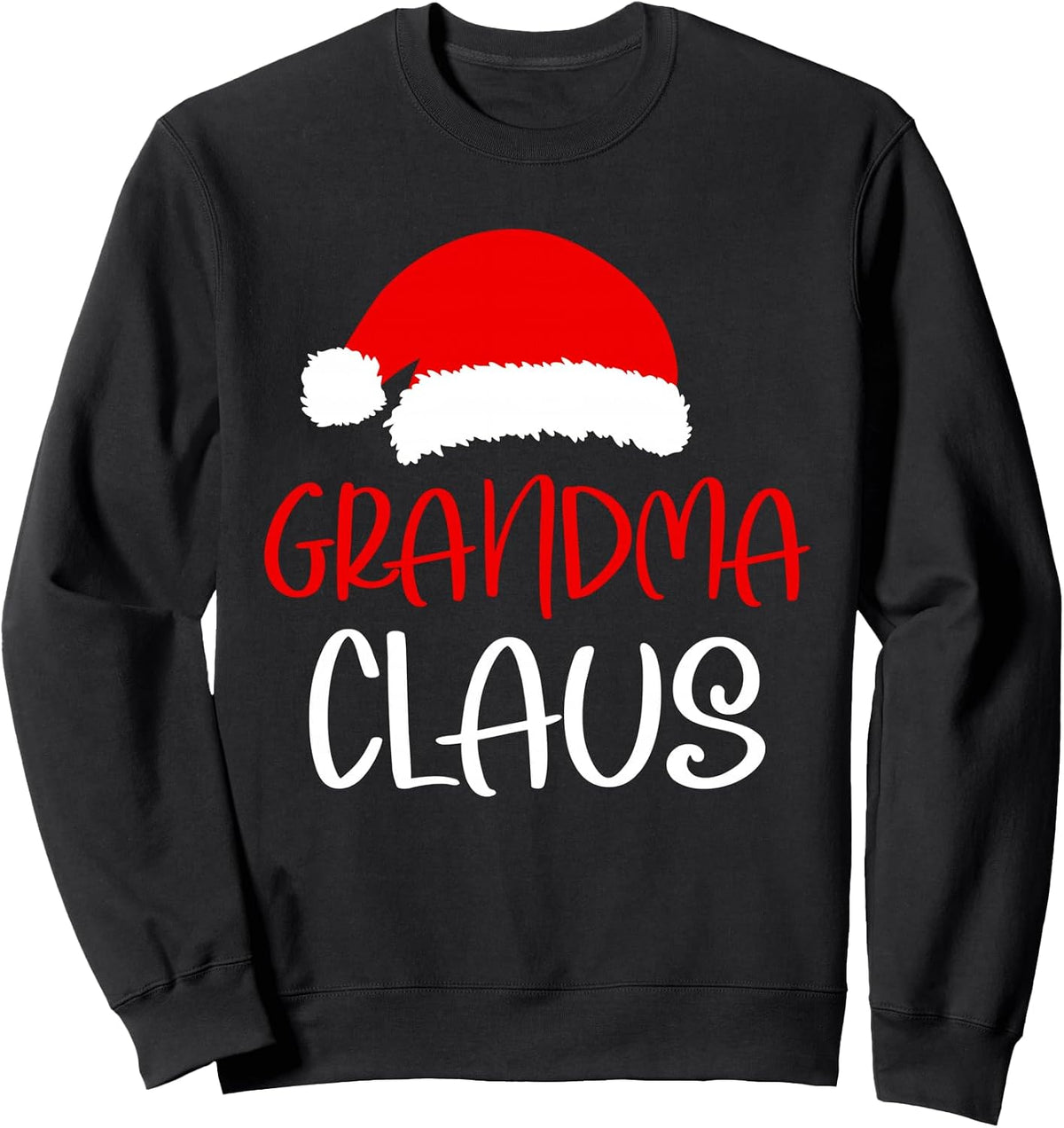 Christmas Grandma Claus Matching Family Christmas Sweatshirt