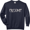 Snowboard Cool Ride Snowboarder Snowboarding Comfort Colors Adult Sweatshirt