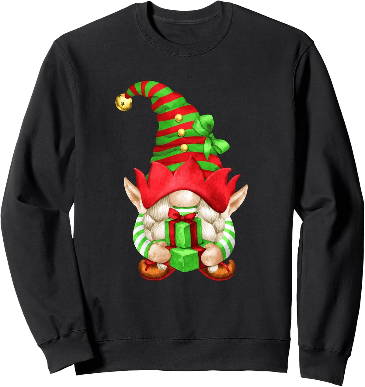 Cute Christmas Gnome Grandma Graphic For Mom Funny Xmas Sweatshirt