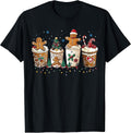 Gingerbread Christmas Coffee Cute Sweet Winter Holiday Women T-Shirt